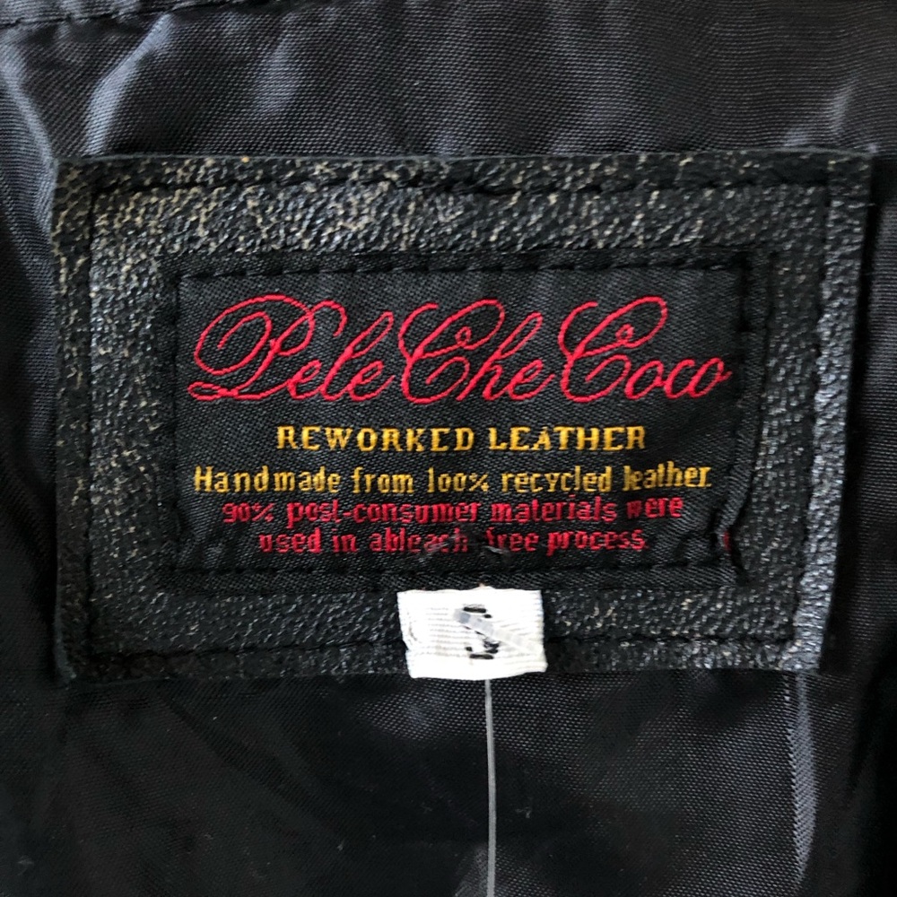 Pele Che Coco Reworked Leather Jacker - Picture 4 of 9